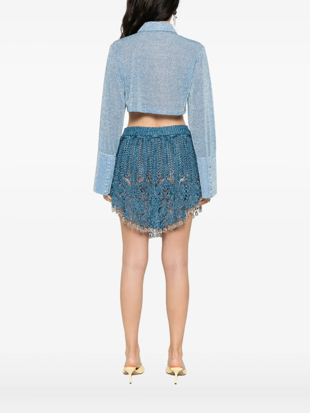Oséree Cropped top Blauw