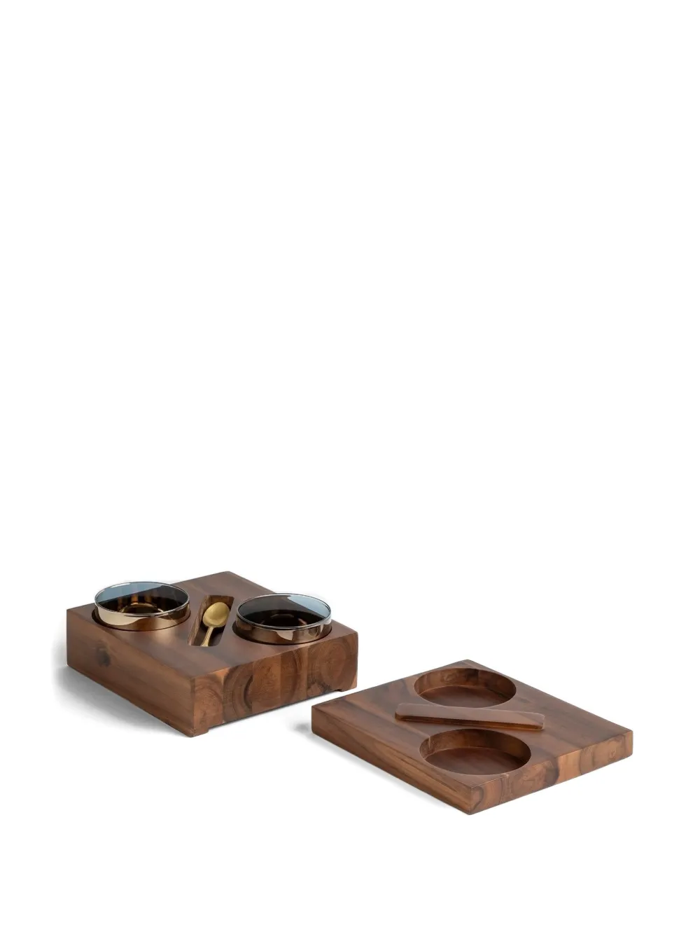  Knindustrie Yellow Box Serving Tray - Brown 