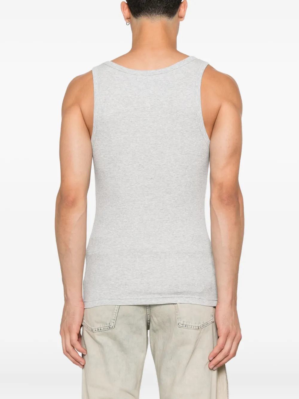 ENTIRE STUDIOS Geribbelde tanktop Grijs