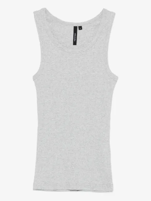 ENTIRE STUDIOS Regata canelada com decote redondo