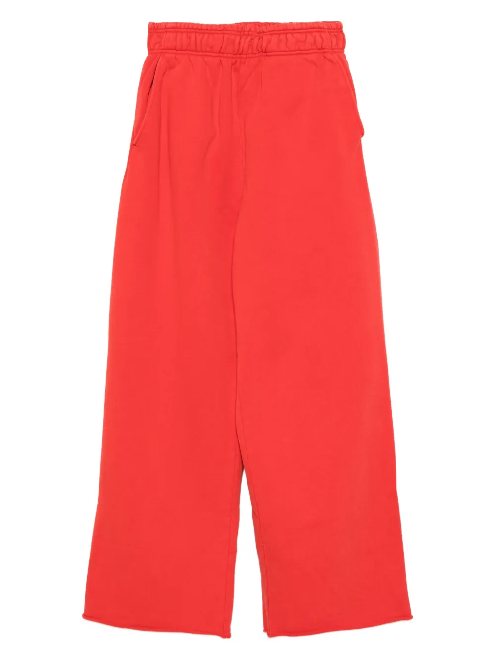 ENTIRE STUDIOS elastic-waistband side-pocket pants - Rosso
