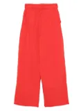 ENTIRE STUDIOS elastic-waistband side-pocket pants - Red