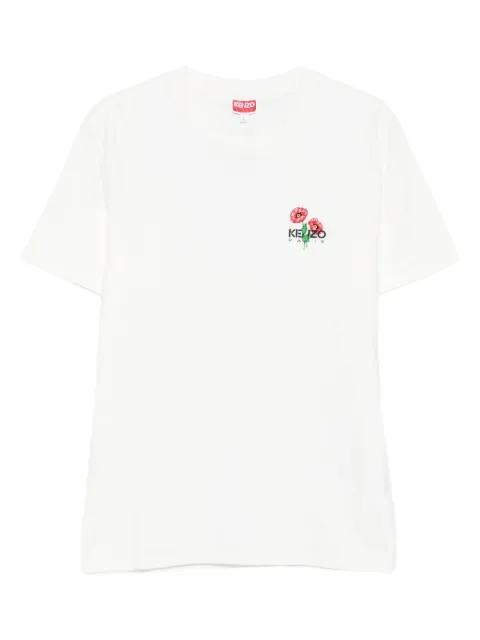Kenzo playera con bordado floral