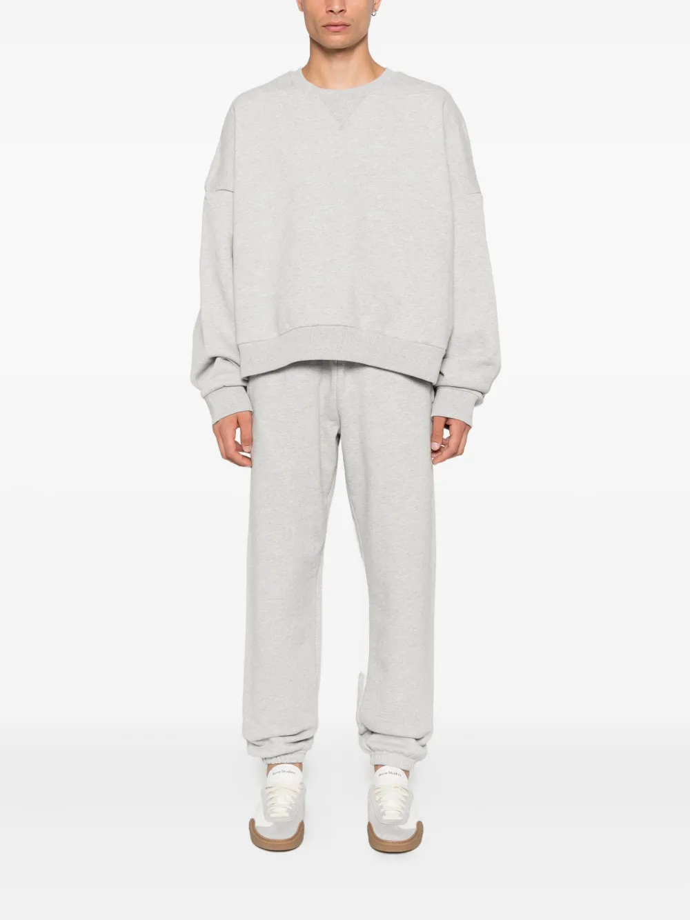 Entire Studios Crew-neck Cotton Sweatshirt In Gray