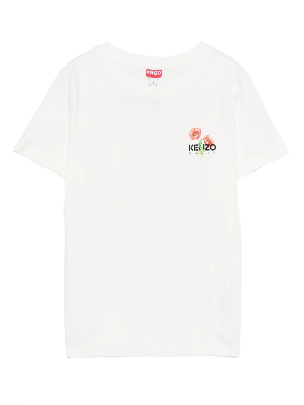 floral-print T-shirt