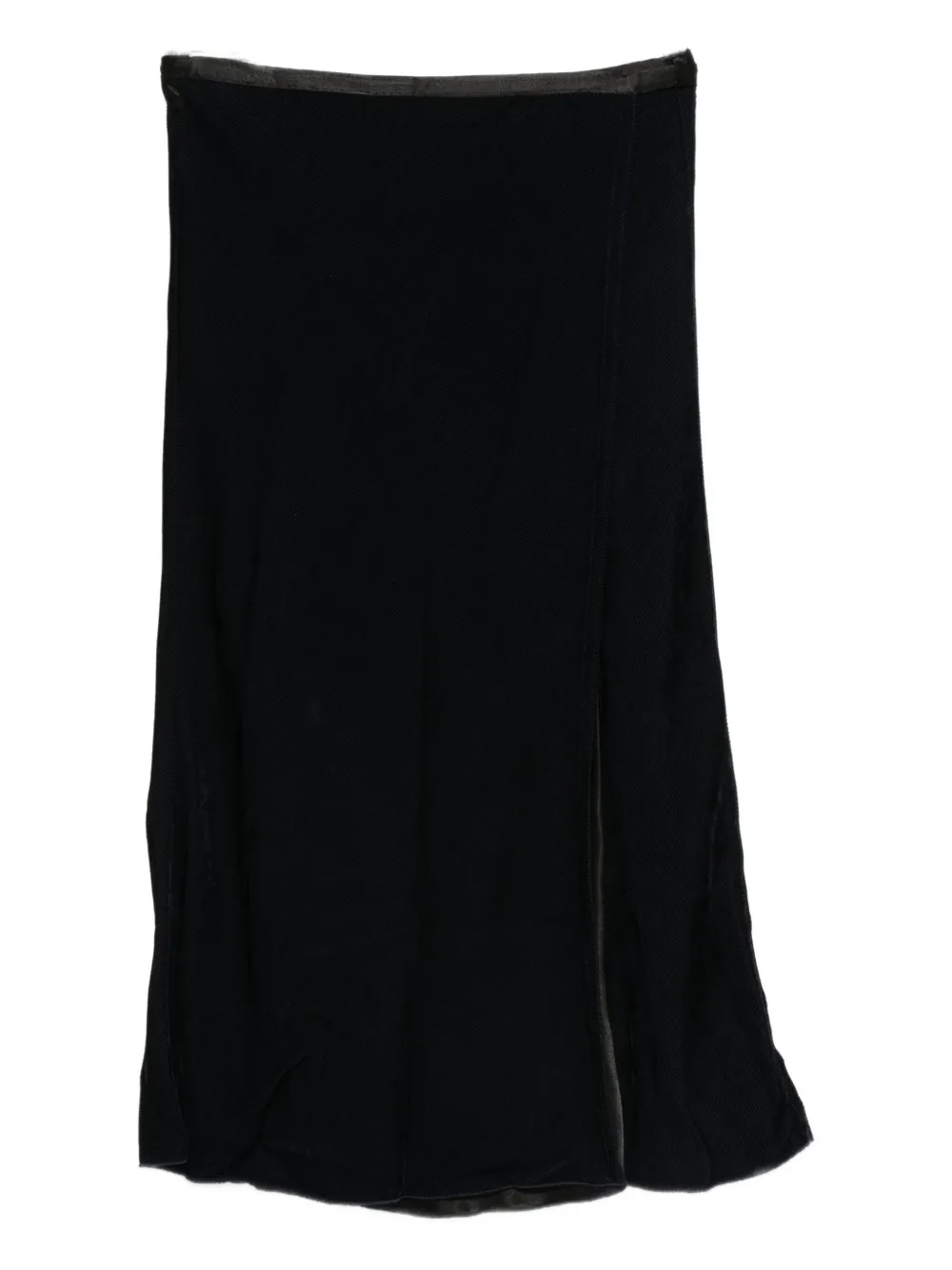 Forte Forte wrap-design midi skirt - Blu