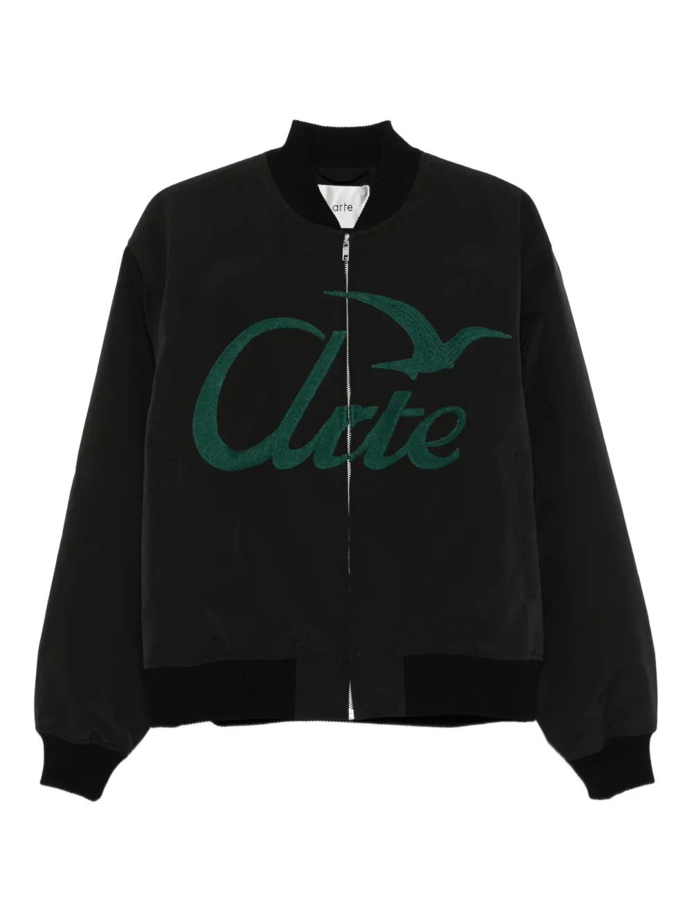 Arte Antwerp Logo Bird Bomber Jacket In Black