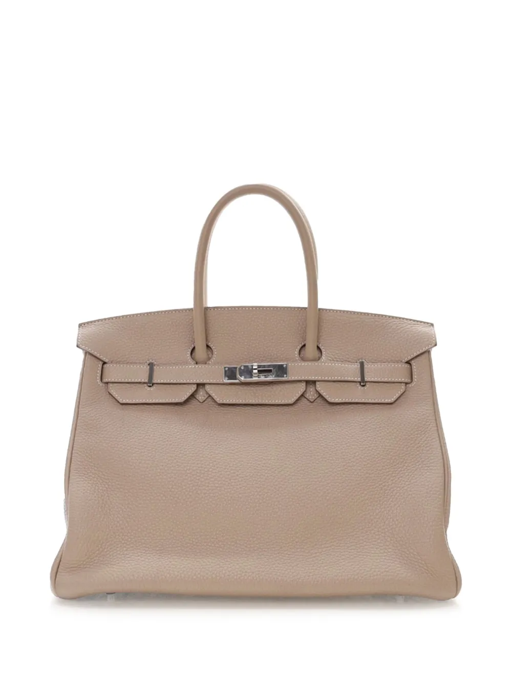 Hermès Pre-Owned 2018 クレマンス バーキン ルトゥルネ 35 ハンドバッグ - ブラウン Hermès Pre-Owned 2018 クレマンス バーキン ルトゥルネ 35 ハンドバッグ - ブラウン