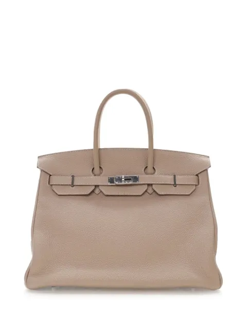 Hermès Pre-Owned bolsa de mano Birkin Retourne 35 de Clemence 2018
