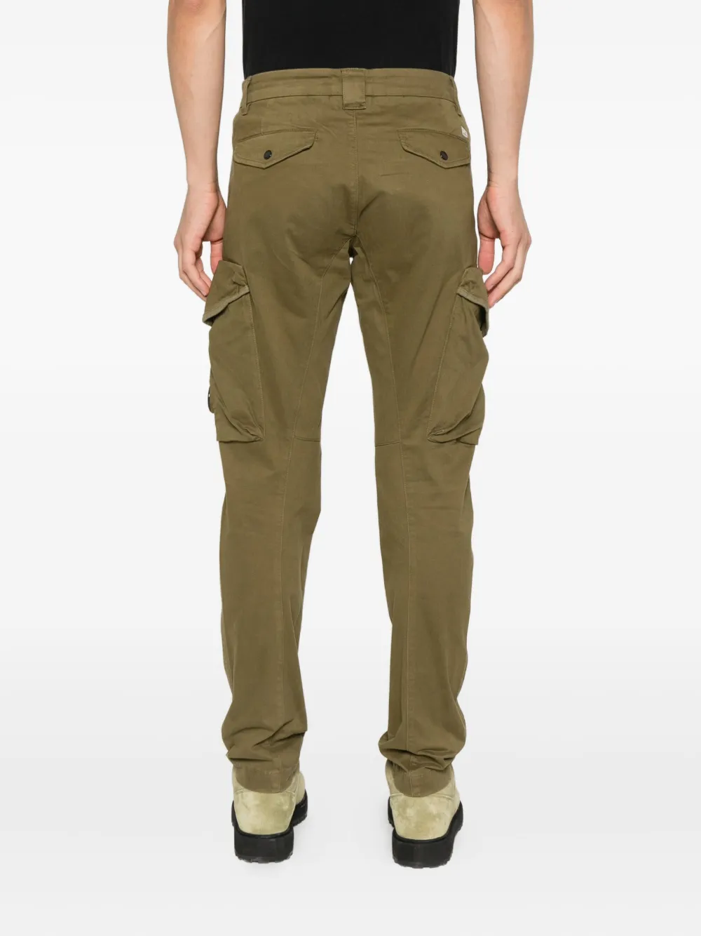 C.P. Company Broek met cargo zak Groen