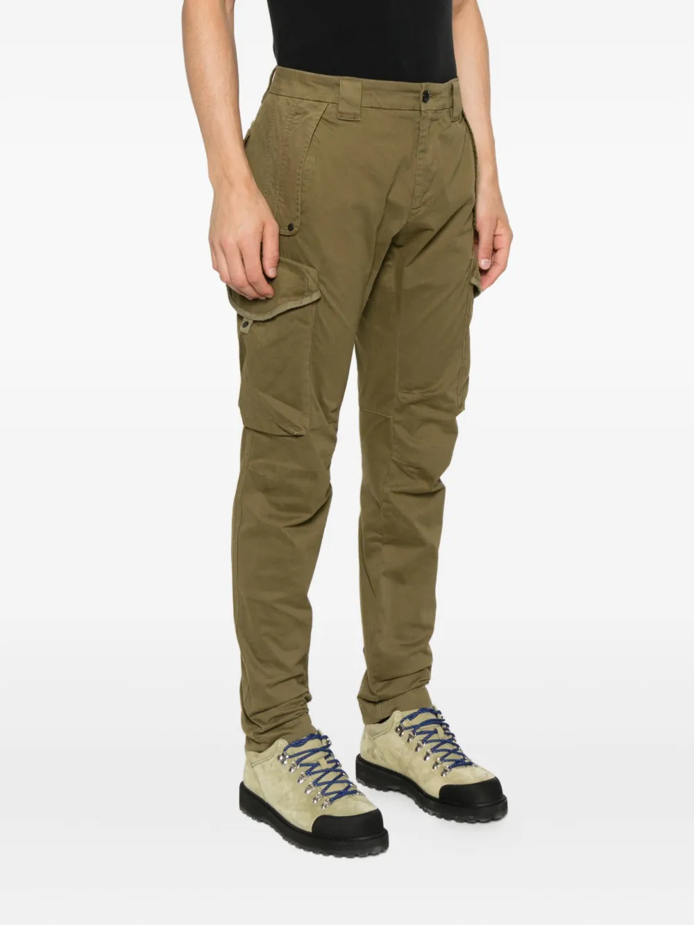 C.P. Company Broek met cargo zak Groen
