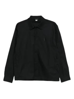 C.P. Company ジップアップ オーバーシャツ | ブラック | FARFETCH JP