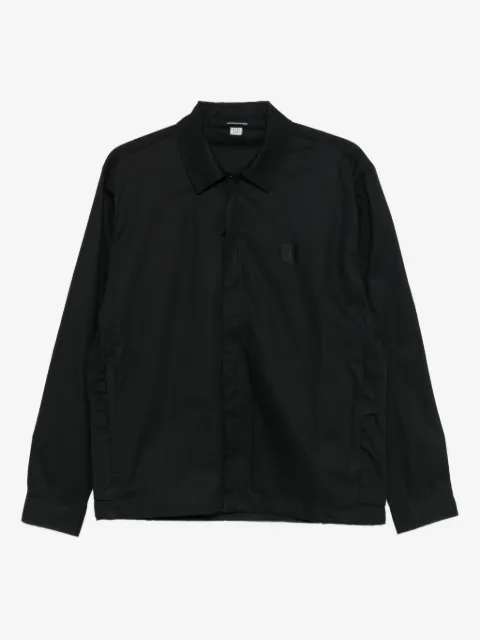 C.P. Company veste en coton à détail de logo