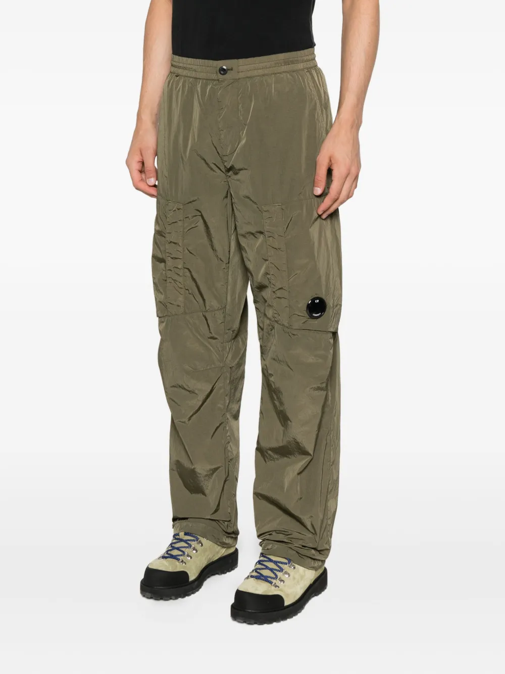 C.P. Company Broek met zakdetail Groen