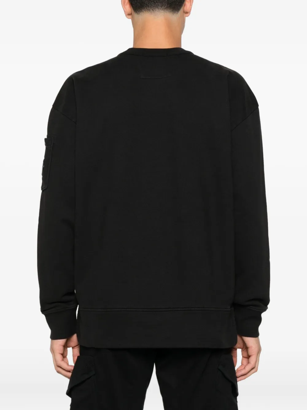 C.P. Company Sweater met zakdetail Zwart