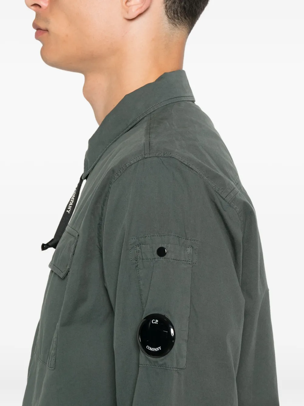 C.P. Company Jack met rits Groen