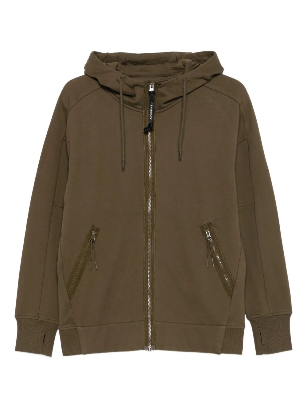 C.P. Company zip-front hoodie - グリーン C.P. Company zip-front hoodie - グリーン