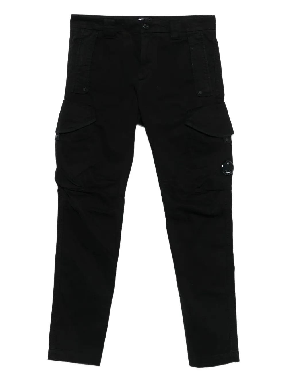 C.P. Company Lens-detail cargo pants - ブラック C.P. Company Lens-detail cargo pants - ブラック
