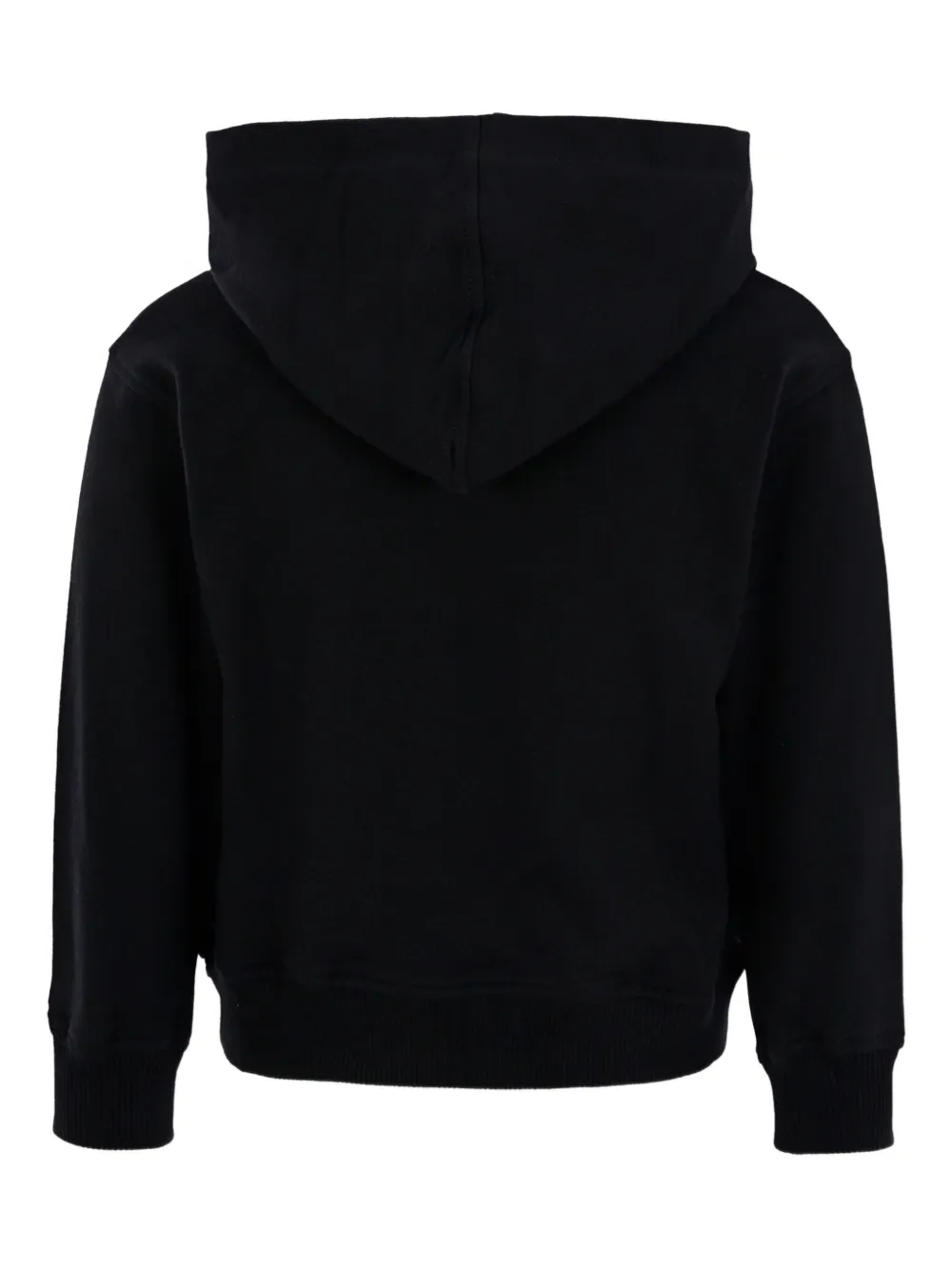 Moschino Kids teddy-print hoodie Zwart
