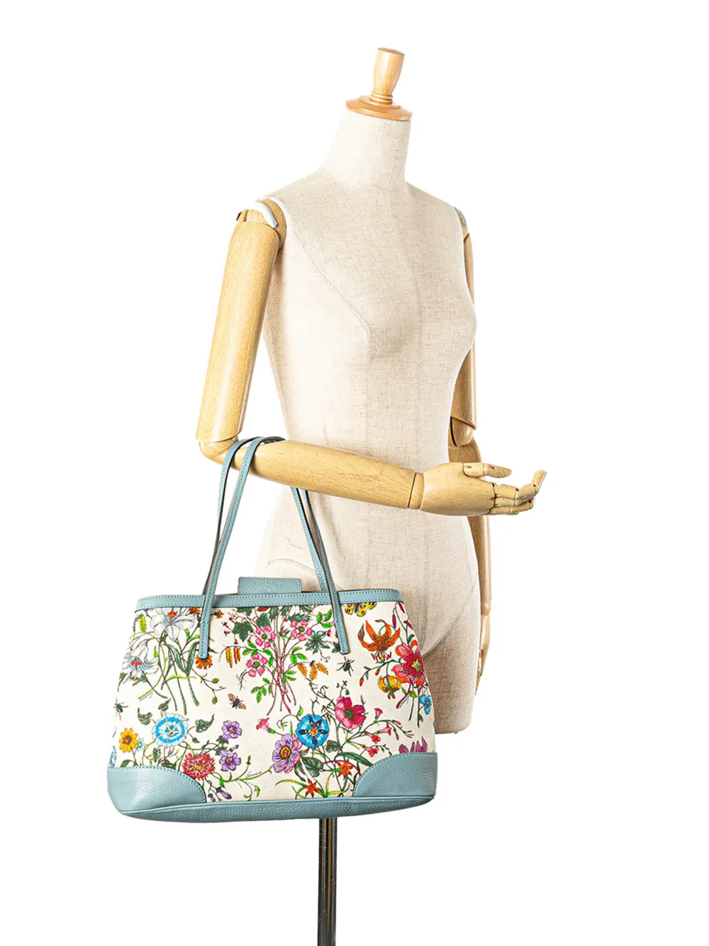 Gucci Pre-Owned 2000-2015 Medium Canvas Flora tote bag | Pre-Owned | Image 2