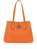 Longchamp top-handle shoulder bag - Orange