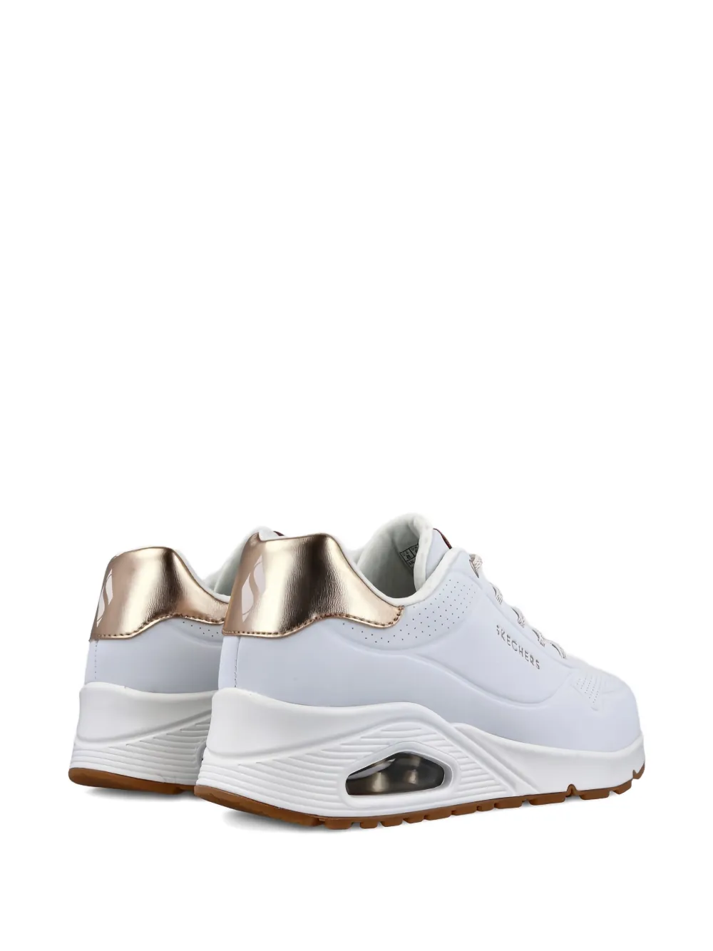 Skechers Uno-Shimmer Away metallic-detail sneakers White