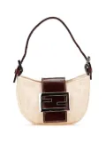 Fendi Pre-Owned 20th Century Mini Zucca Canvas Croissant handbag - Brown