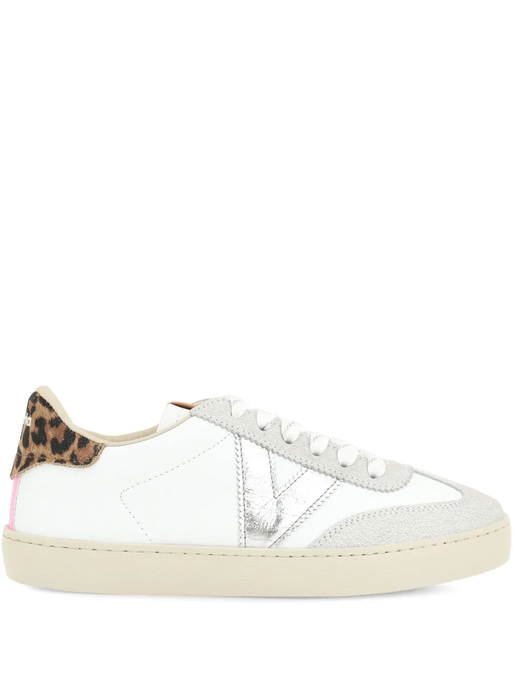 Berlín Ciclista leopard-print panel sneakers