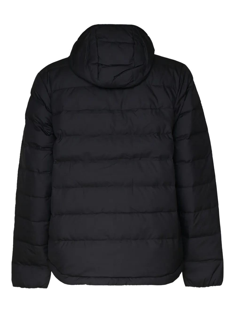 JACK WOLFSKIN hooded puffer jacket Zwart