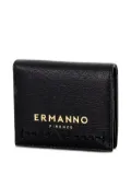 ERMANNO FIRENZE logo-plaque faux-leather wallet - Black