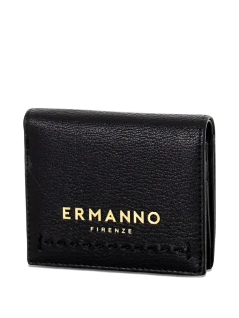 ERMANNO FIRENZE  logo-plaque faux-leather wallet