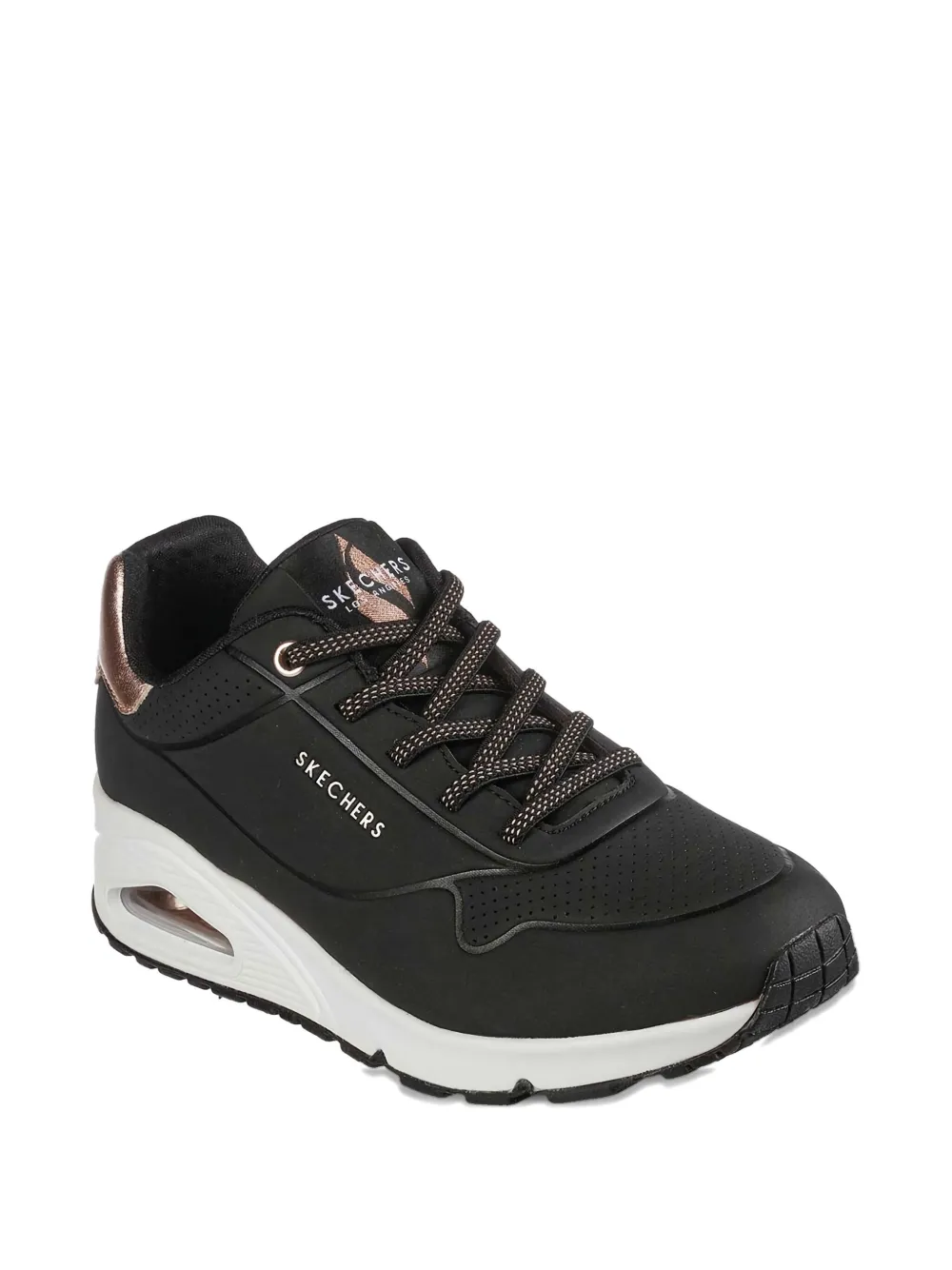 Skechers Uno-Shimmer Away metallic-detail sneakers Black