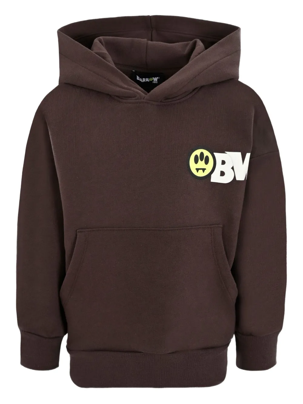 Barrow kids Hoodie met teddybeerprint Bruin