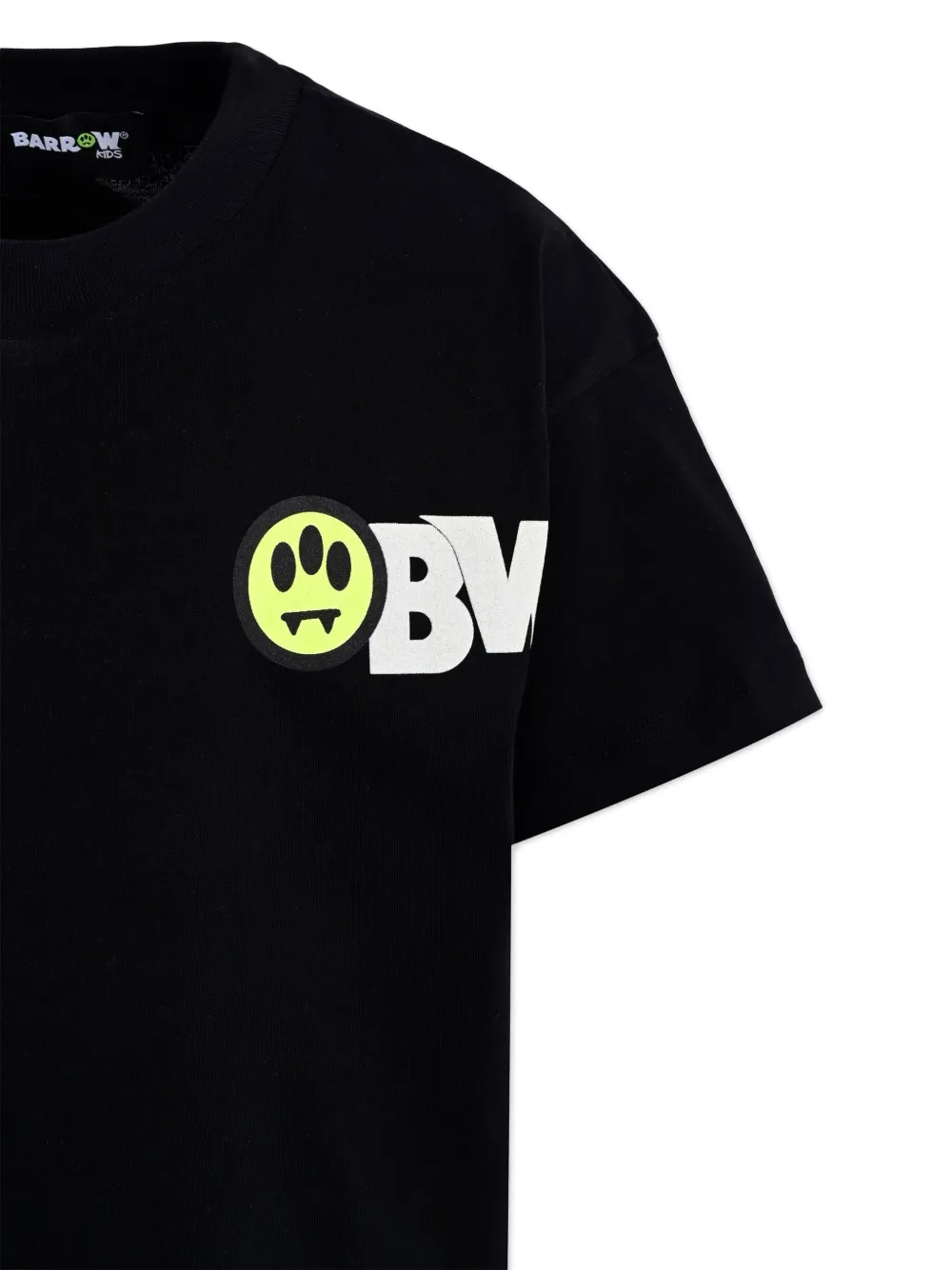 Barrow kids graphic-print cotton t-shirt Zwart