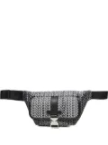 Michael Kors monogram-pattern belt bag - Black