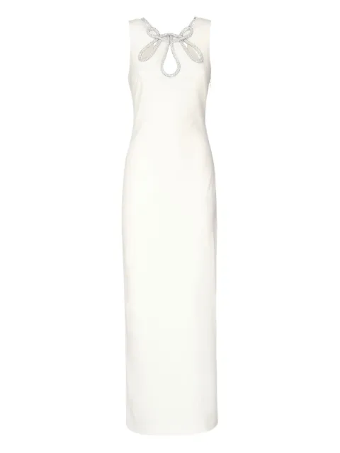 Marciano embellished-neckline maxi dress