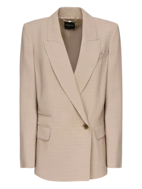 Marciano double-breasted gold-button blazer