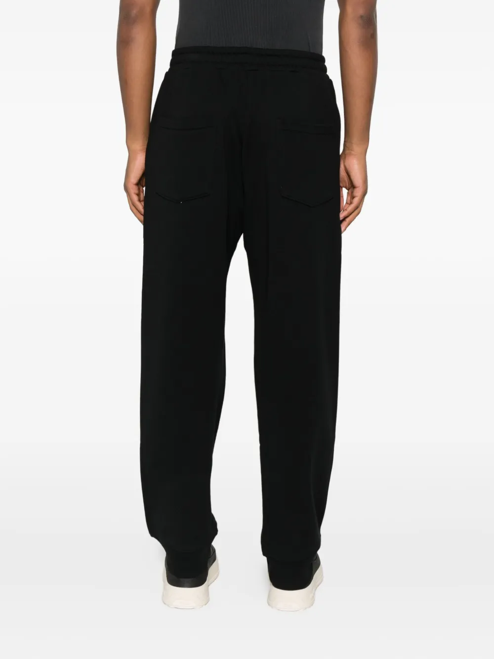 Moschino zip-pocket cuffed trousers Zwart