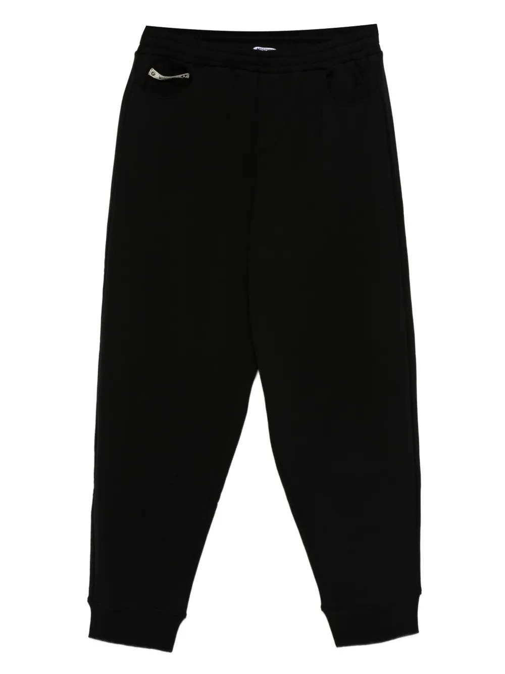 Moschino zip-pocket cuffed trousers Zwart