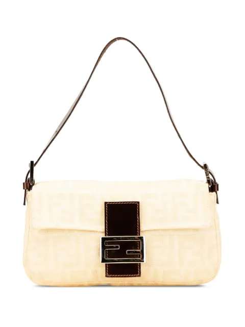 Fendi Pre-Owned bolsa de hombro Zucca Canvas Baguette 2000-2010