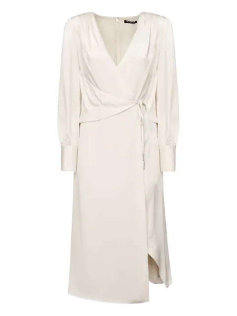 Marciano V-neck tie-front dress