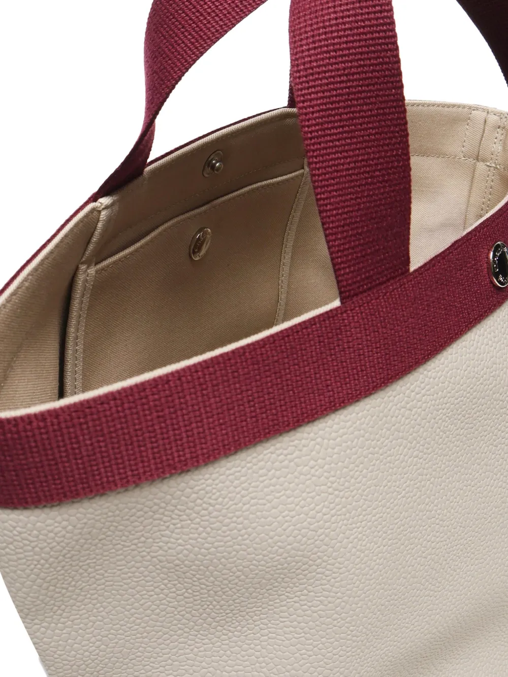 Herve Chapelier Canvas Tote Bag In Neutral