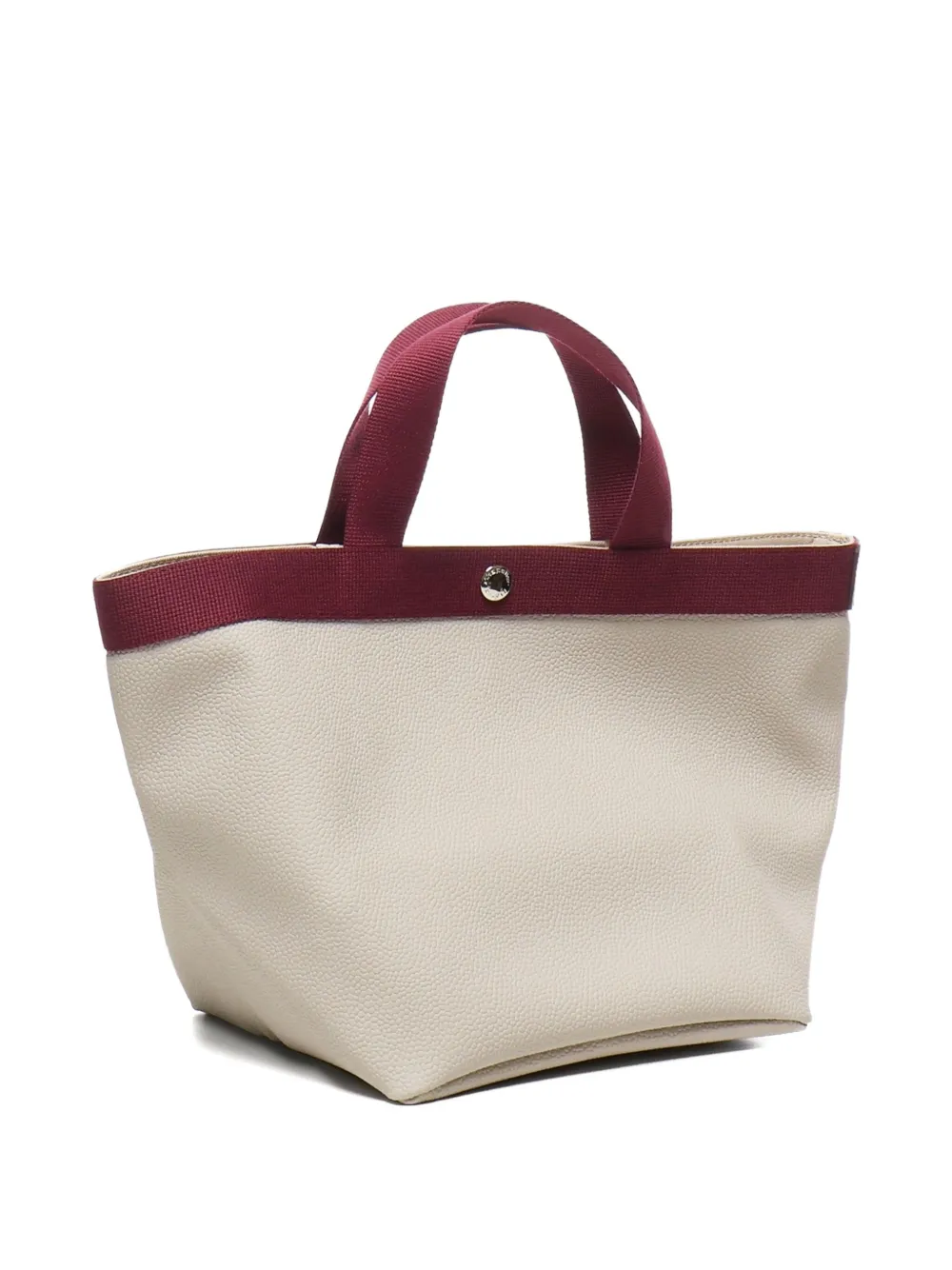 Herve Chapelier Canvas Tote Bag In Neutral