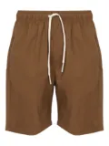 Giuliano Galiano elasticated-waist drawstring shorts - Brown