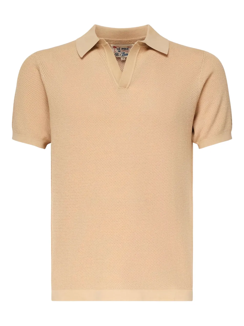 MC2 Saint Barth knitted T-shirt Beige