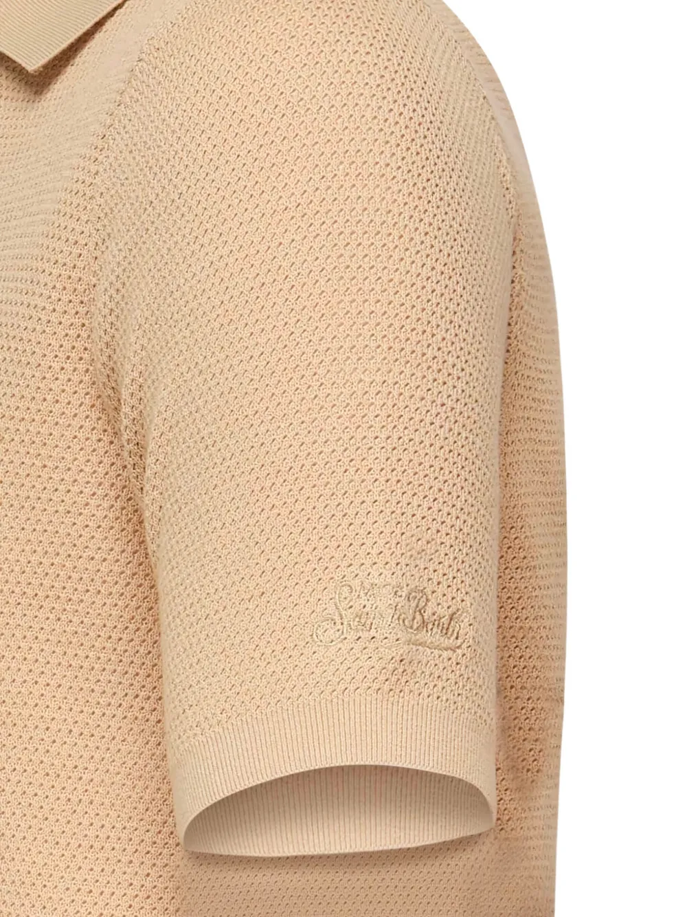 MC2 Saint Barth Gebreid T-shirt Beige