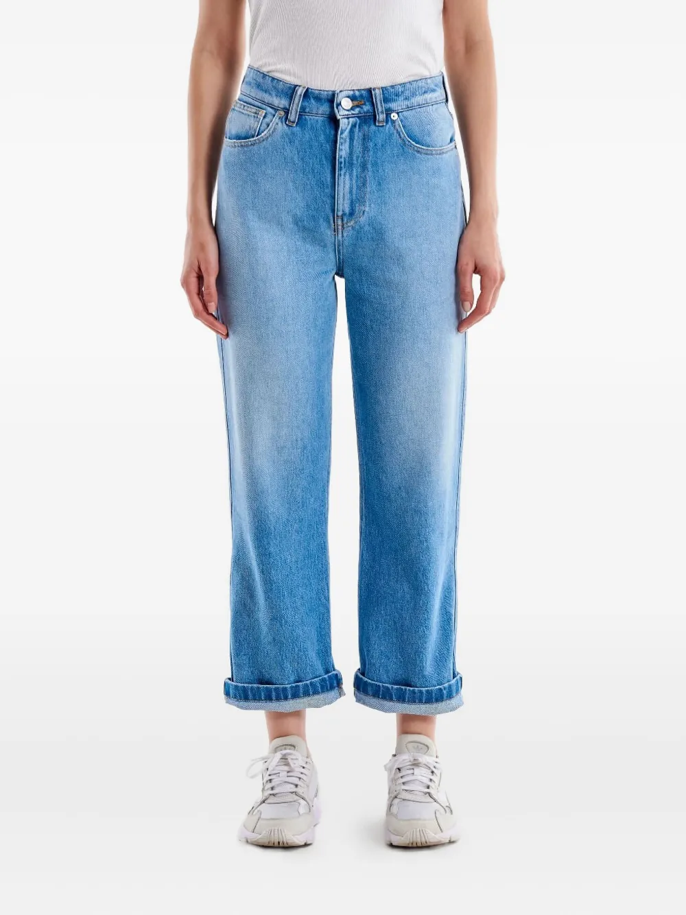 VICOLO cuffed denim jeans | Blue | Image 1