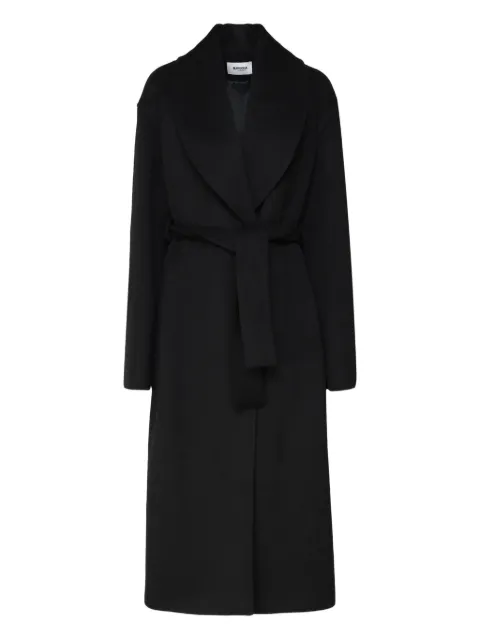 MARIUCCIA MILANO belted lapel collar coat