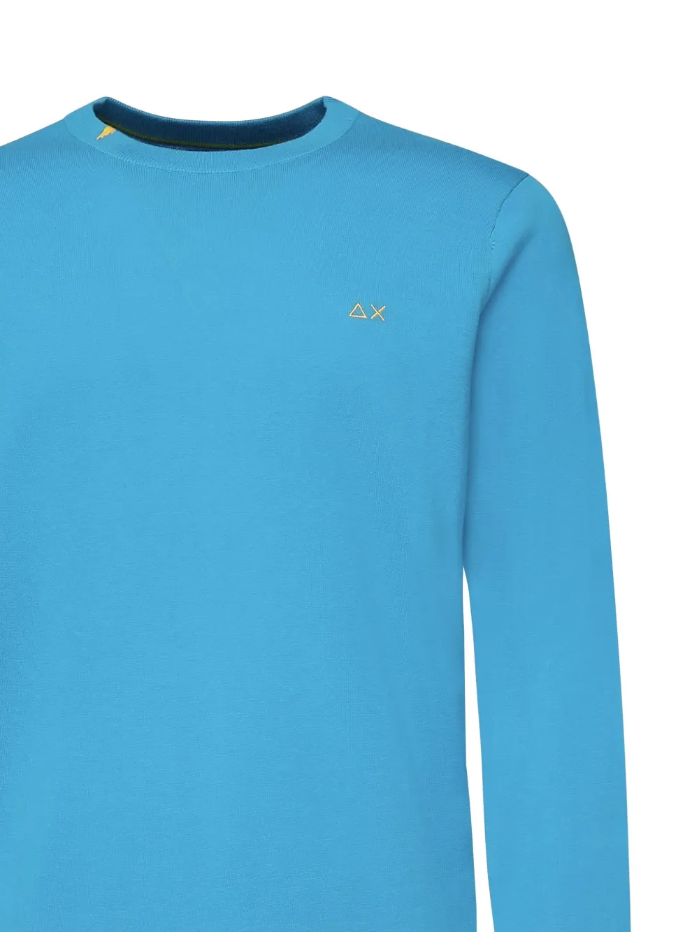 Sun68 Trui met geborduurd logo Blauw