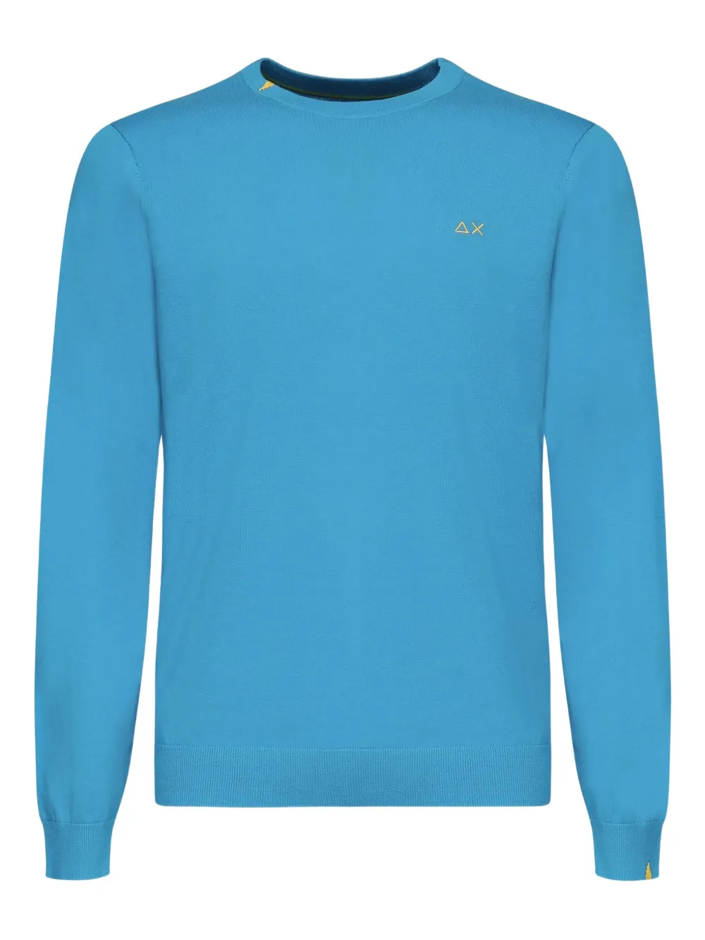 Sun68 embroidered-logo sweater - ブルー Sun68 embroidered-logo sweater - ブルー